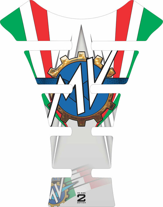 MV Agusta White Standard Tank Pad