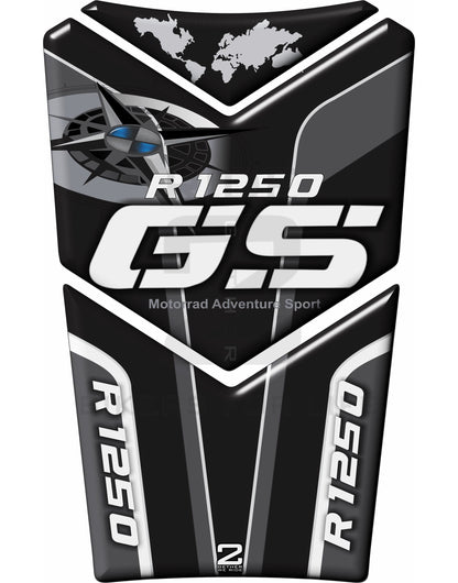 BMW R 1250 GS Adventure Black Motor Bike Tank Pad / Protector - 2020 - 2021