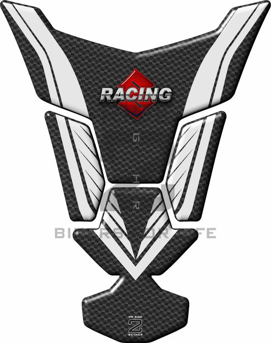 Suzuki Black Carbon Fibre Tank Pad Protector. 2016 -2022 models