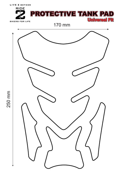 Street Tank Pad | Motorcycle Tank Protector